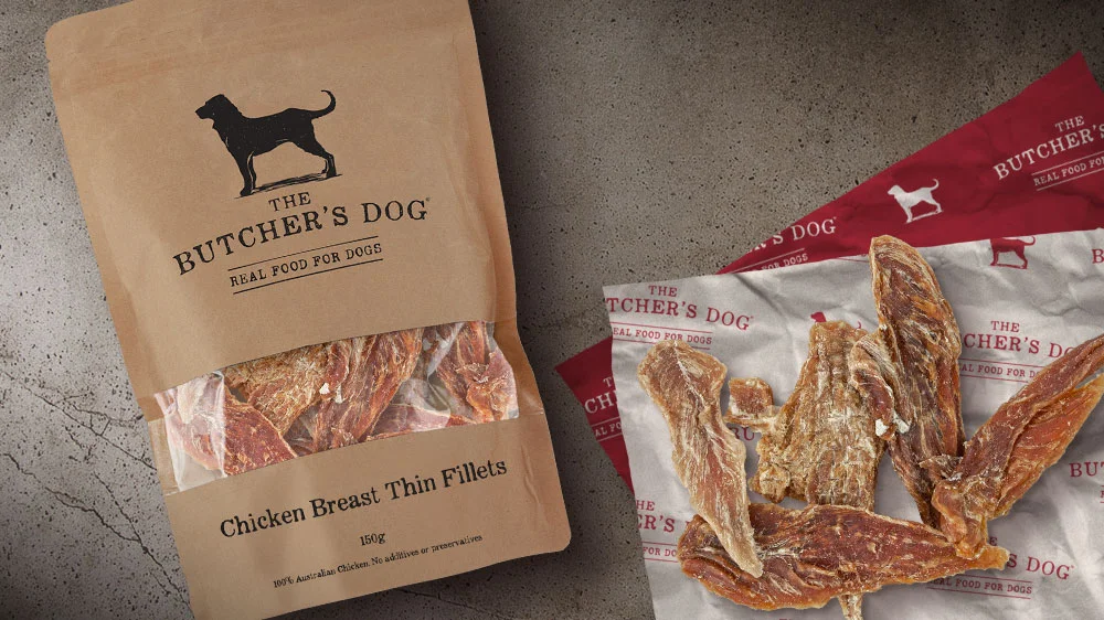 Butcher shop select hotsell dog chews chicken fillets