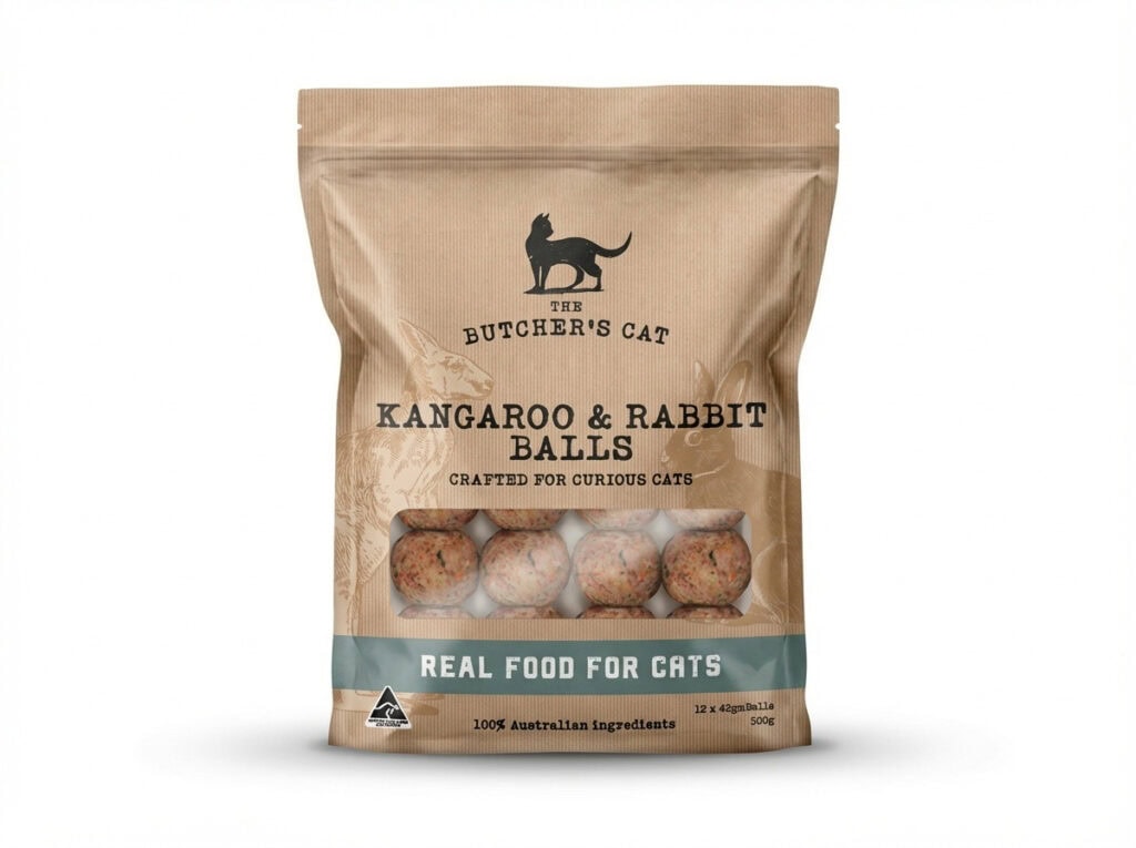 The Butcher’s Cat - Kangaroo and Rabbit Balls 500gm